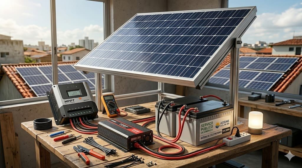 Kit Energia solar off-grid