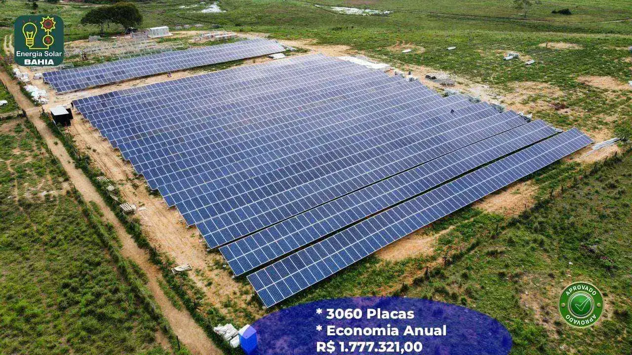 Usina solar 1MW Usina solar 1MW